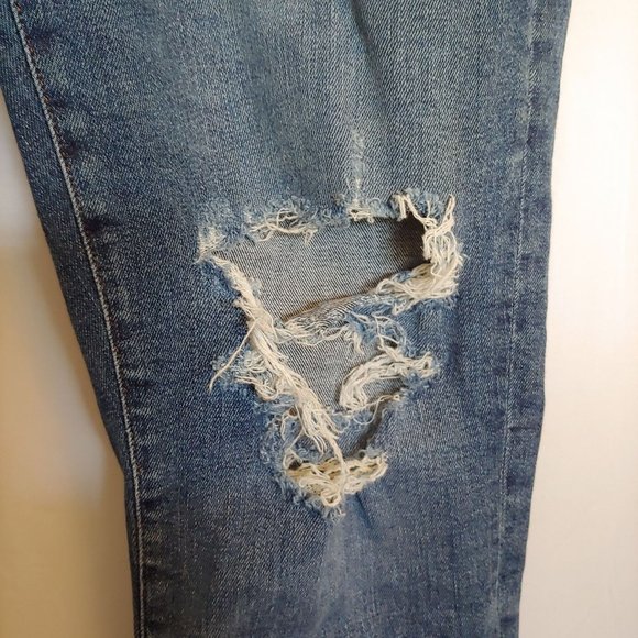 AGOLDE Sophie Distressed High Rise Skinny Crop size 29 - Picture 7 of 15